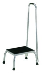 One Step Stool With Hand Rail